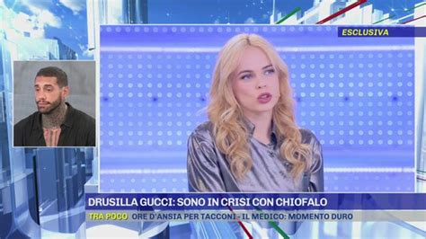 drusilla gucci a pomeriggio 5|Drusilla Gucci: sono in crisi con Chiofalo .